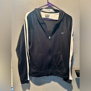 Nike vintage hooded full zip jacket size large